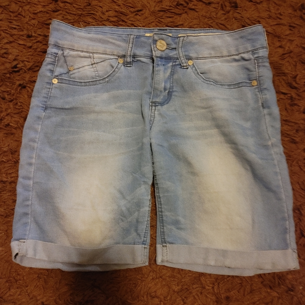 Indigo Rein Mid Thigh Shorts